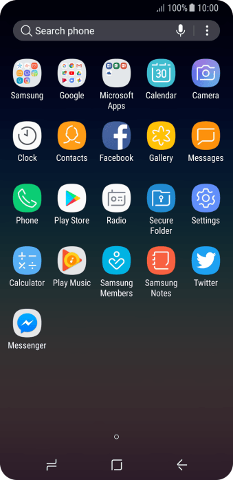 Press Samsung. Press Samsung.