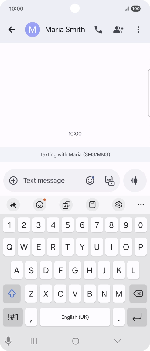 Select an existing conversation or create a new message and press the AI icon. Select an existing conversation or create a new message and press the AI icon.