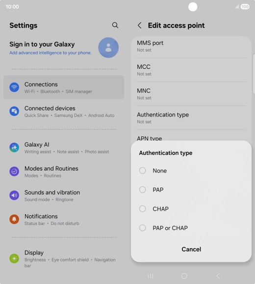 Press PAP. Press PAP.