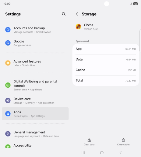 Press Clear cache. Press Clear cache.