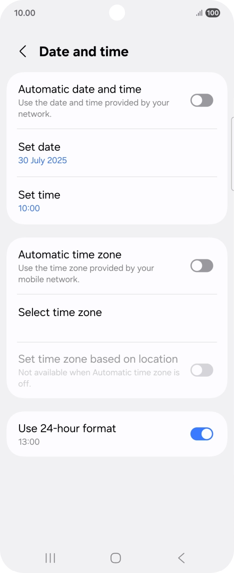 Press the indicator next to Press the indicator next to