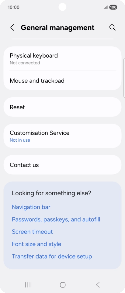 Press Reset. Press Reset.