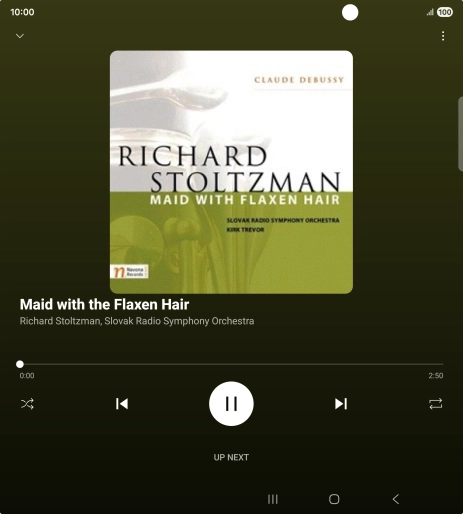 Press arrow right to go to the next audio file. Press arrow right to go to the next audio file.