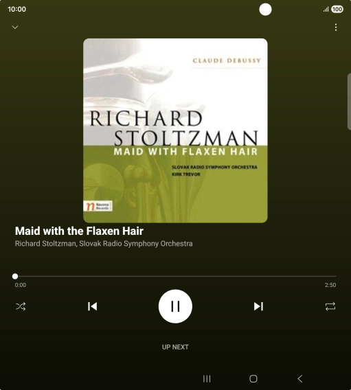 Press arrow right to go to the next audio file. Press arrow right to go to the next audio file.