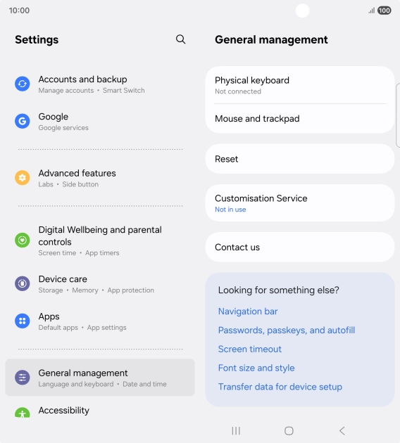 Press Reset. Press Reset.