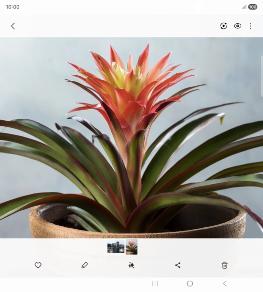 Go to the required picture. Go to the required picture.