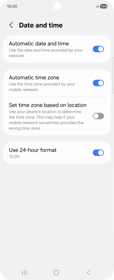 Press the Home key to return to the home screen. Press the Home key to return to the home screen.