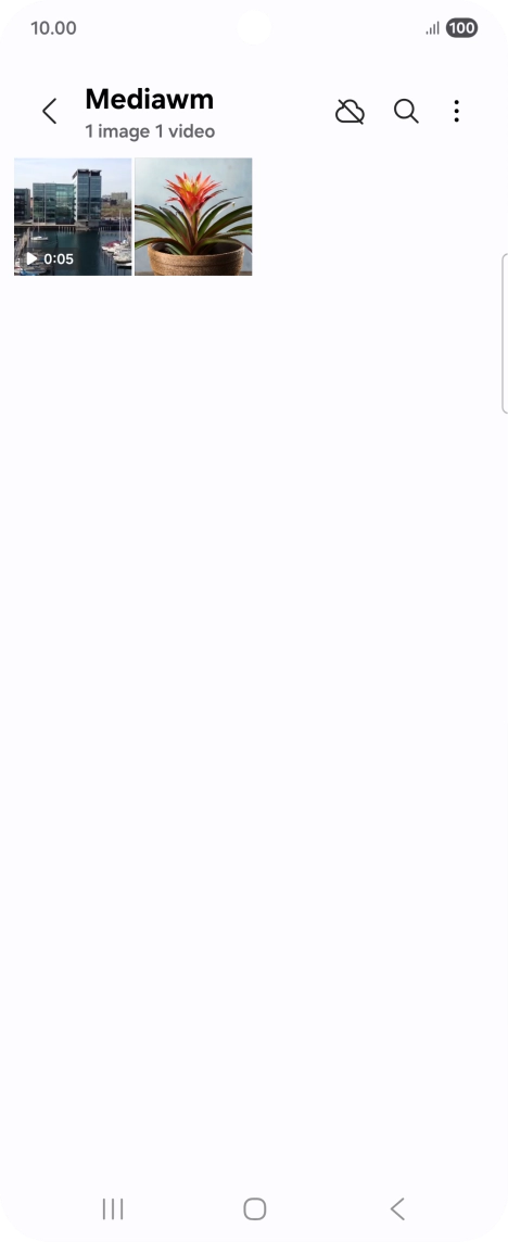 Press and hold any picture or video. Press and hold any picture or video.
