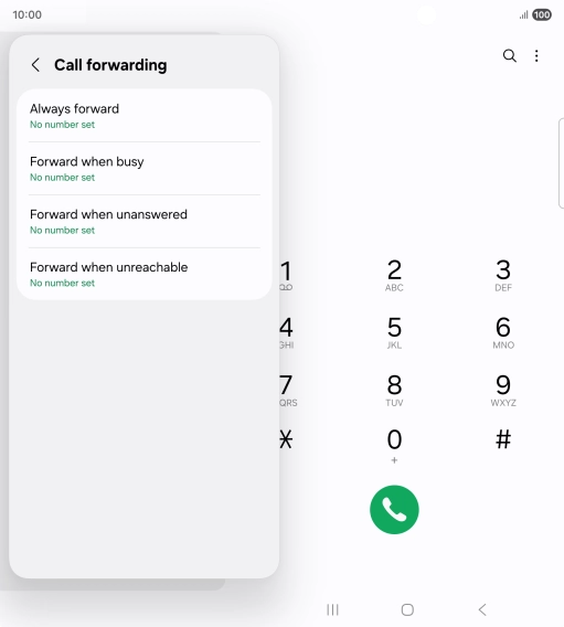 Press the Home key to return to the home screen. Press the Home key to return to the home screen.