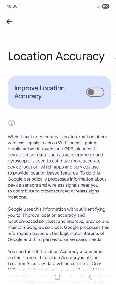 If you press the indicator next to If you press the indicator next to