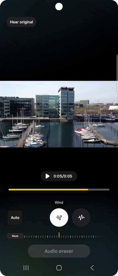 Press the required sound type. Press the required sound type.