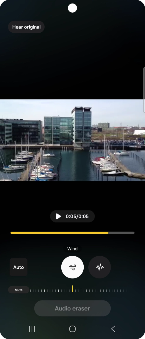 Press the required sound type. Press the required sound type.