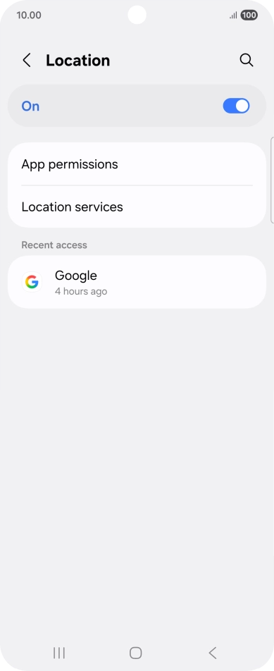Press App permissions. Press App permissions.