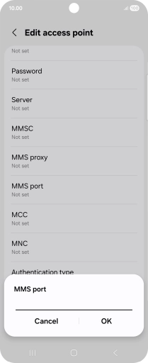 Key in 8080 and press OK. Key in 8080 and press OK.