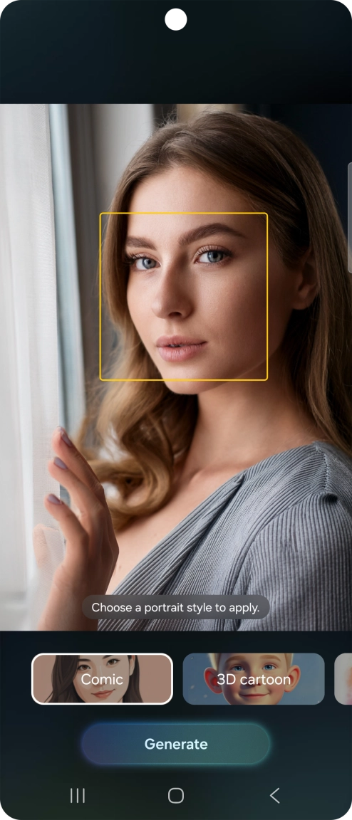 Follow the instructions on the screen to use the selected function and press Generate. Follow the instructions on the screen to use the selected function and press Generate.