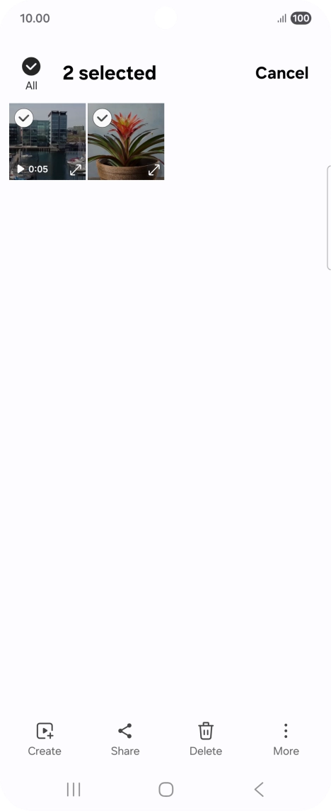 Press Share. Press Share.