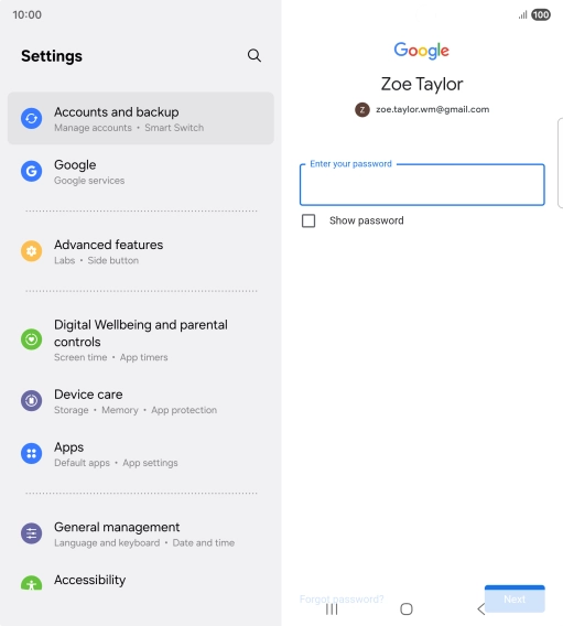 Press the field below Press the field below