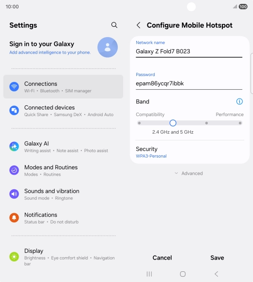 Press the field below Press the field below