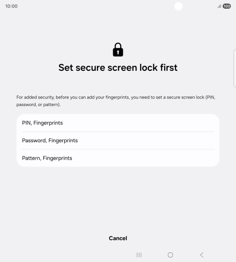 Press the required phone lock code and follow the instructions on the screen to create an additional phone lock code. Press the required phone lock code and follow the instructions on the screen to create an additional phone lock code.