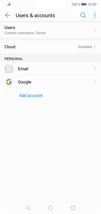 Press the Home key to return to the home screen. Press the Home key to return to the home screen.