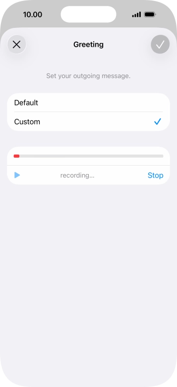 Press Stop to stop recording. Press Stop to stop recording.
