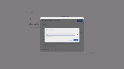 Key in your PIN and click Unlock. The default PIN is 1111. Key in your PIN and click Unlock. The default PIN is 1111.