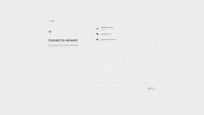 Click the mobile network. Click the mobile network.