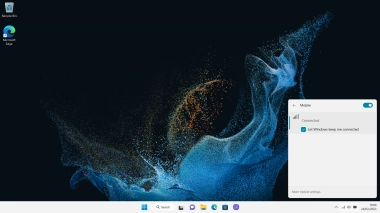 Click the desktop. Click the desktop.