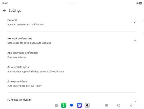 Press Auto-update apps. Press Auto-update apps.