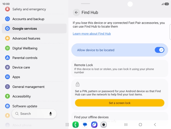 Press the Home key to return to the home screen. Press the Home key to return to the home screen.