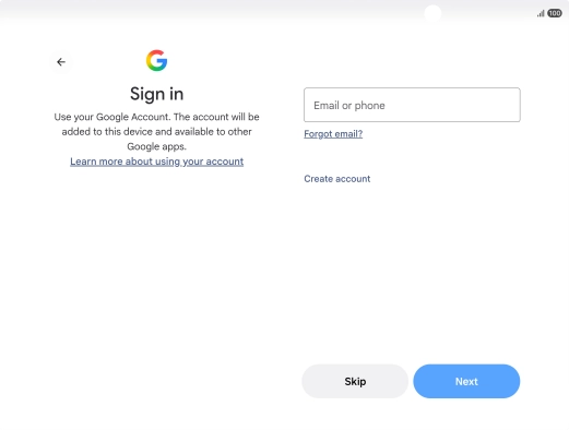 Follow the instructions on the screen to finish the activation. Follow the instructions on the screen to finish the activation.