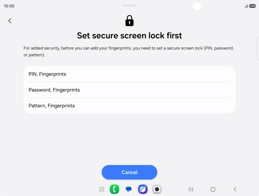 Press the required phone lock code and follow the instructions on the screen to create an additional phone lock code. Press the required phone lock code and follow the instructions on the screen to create an additional phone lock code.
