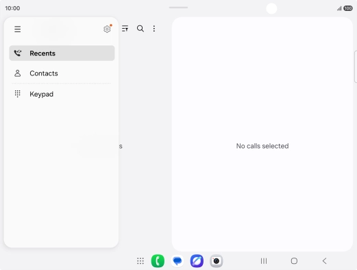 Press the settings icon. Press the settings icon.