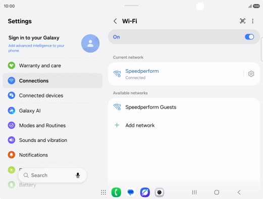 Press the Home key to return to the home screen. Press the Home key to return to the home screen.