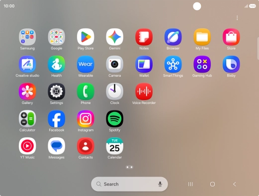 Open a supported app, e.g. Messages. Open a supported app, e.g. Messages.