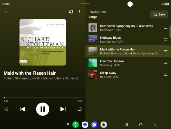 Press arrow right to go to the next audio file. Press arrow right to go to the next audio file.