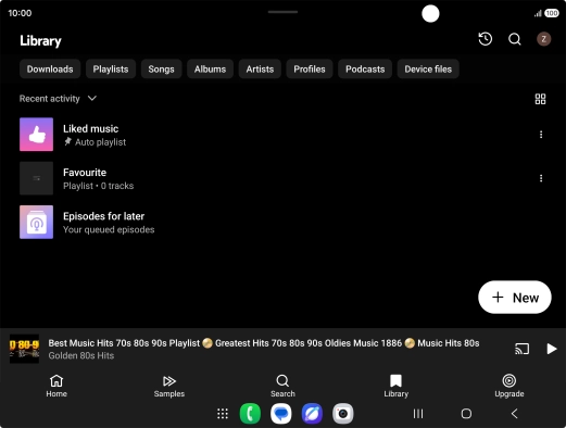 Press the required category and go to the required audio file. Press the required category and go to the required audio file.
