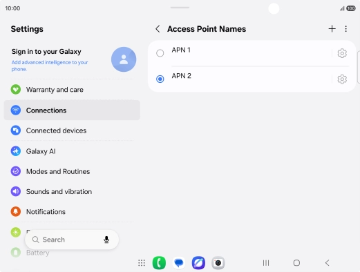 Press the Home key to return to the home screen. Press the Home key to return to the home screen.