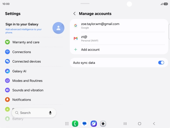 Press the Home key to return to the home screen. Press the Home key to return to the home screen.