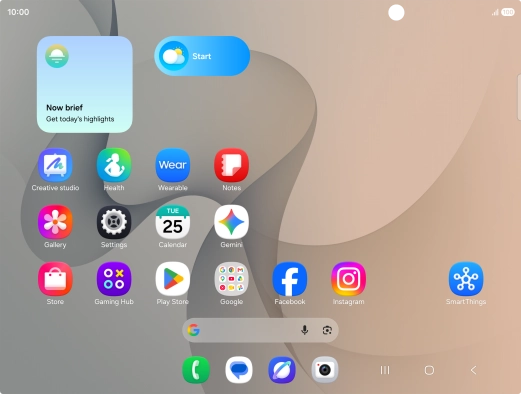 Slide your finger downwards starting from the top right side of the screen. Slide your finger downwards starting from the top right side of the screen.