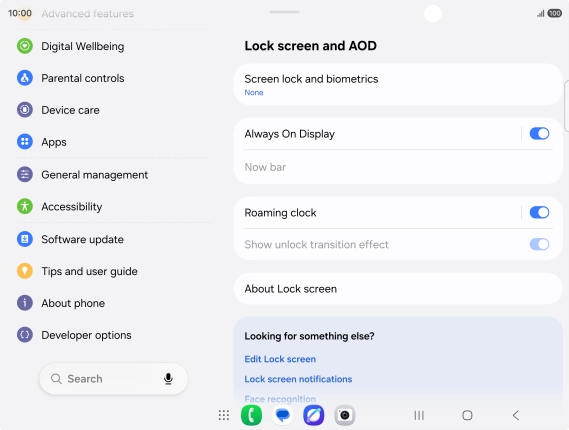 Press the Home key to return to the home screen. Press the Home key to return to the home screen.