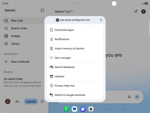 Press Connected apps. Press Connected apps.