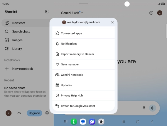 Press Connected apps. Press Connected apps.