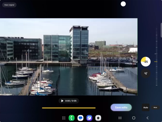 Press Mute to completely remove the selected audio type from the video. Press Mute to completely remove the selected audio type from the video.
