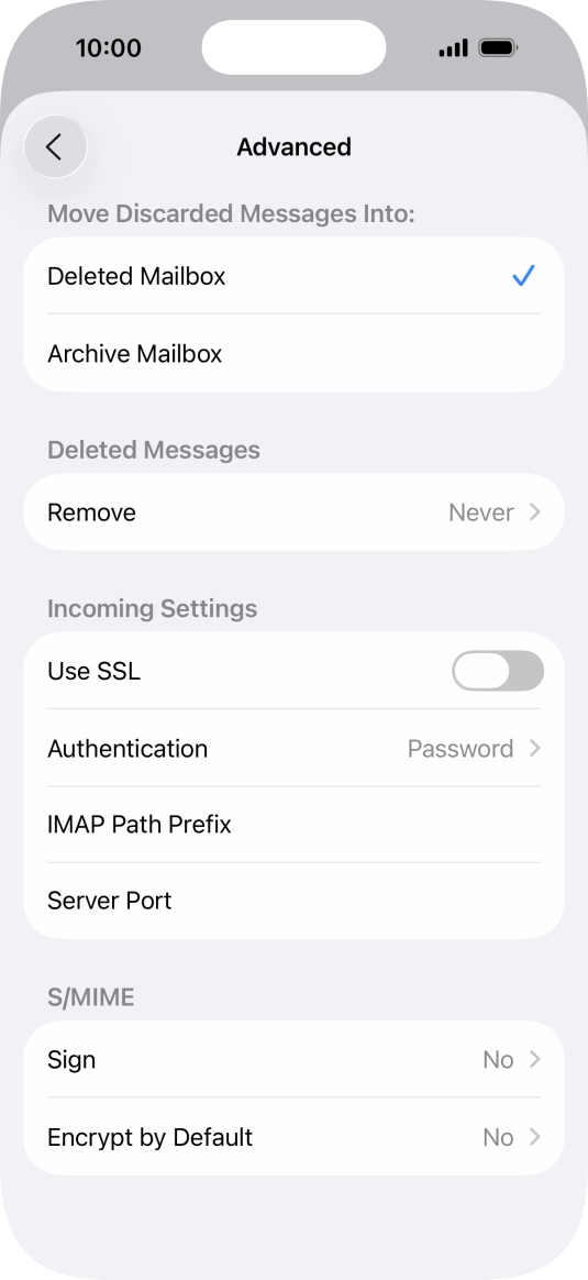 Press the indicator next to Press the indicator next to