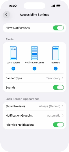 Press the indicator next to Press the indicator next to