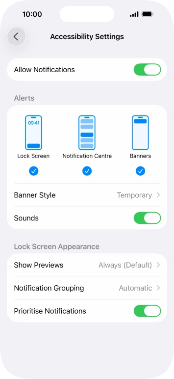 Press the indicator next to Press the indicator next to