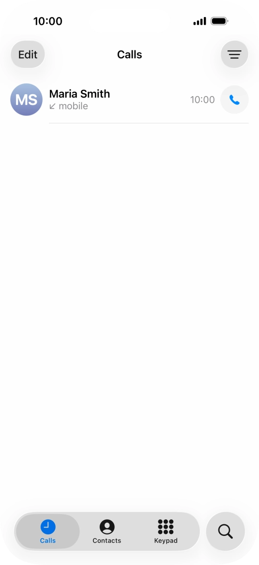 Press the menu icon. Press the menu icon.