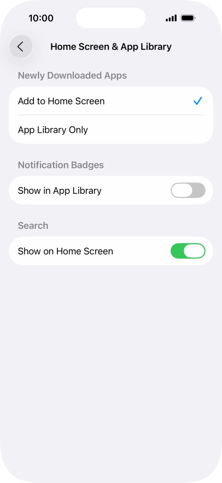 To add new downloaded apps to both the home screen and App Library, press Add to Home Screen. To add new downloaded apps to both the home screen and App Library, press Add to Home Screen.