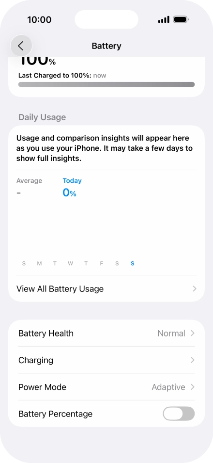 Press Power Mode. Press Power Mode.
